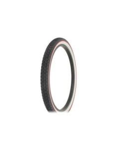 Tire 24 x 2.125 Black/White Side Wall Red line HF-133.